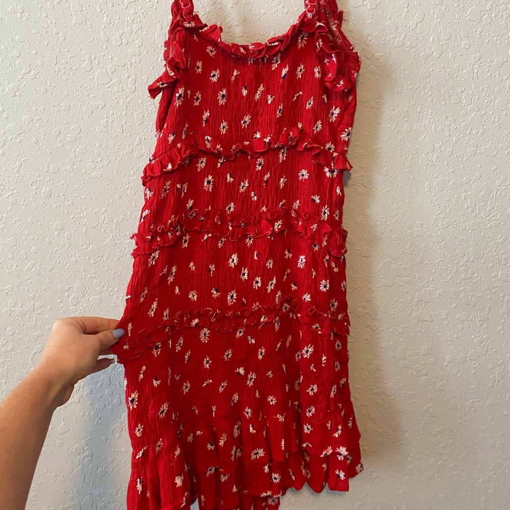 Lovely fitted red mini dress